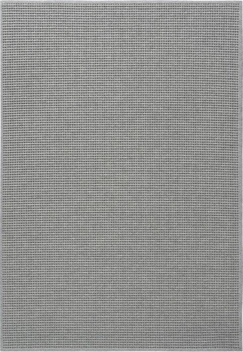 Fladvævet tæppe - Katana - 80x150 cm - Lys Grå