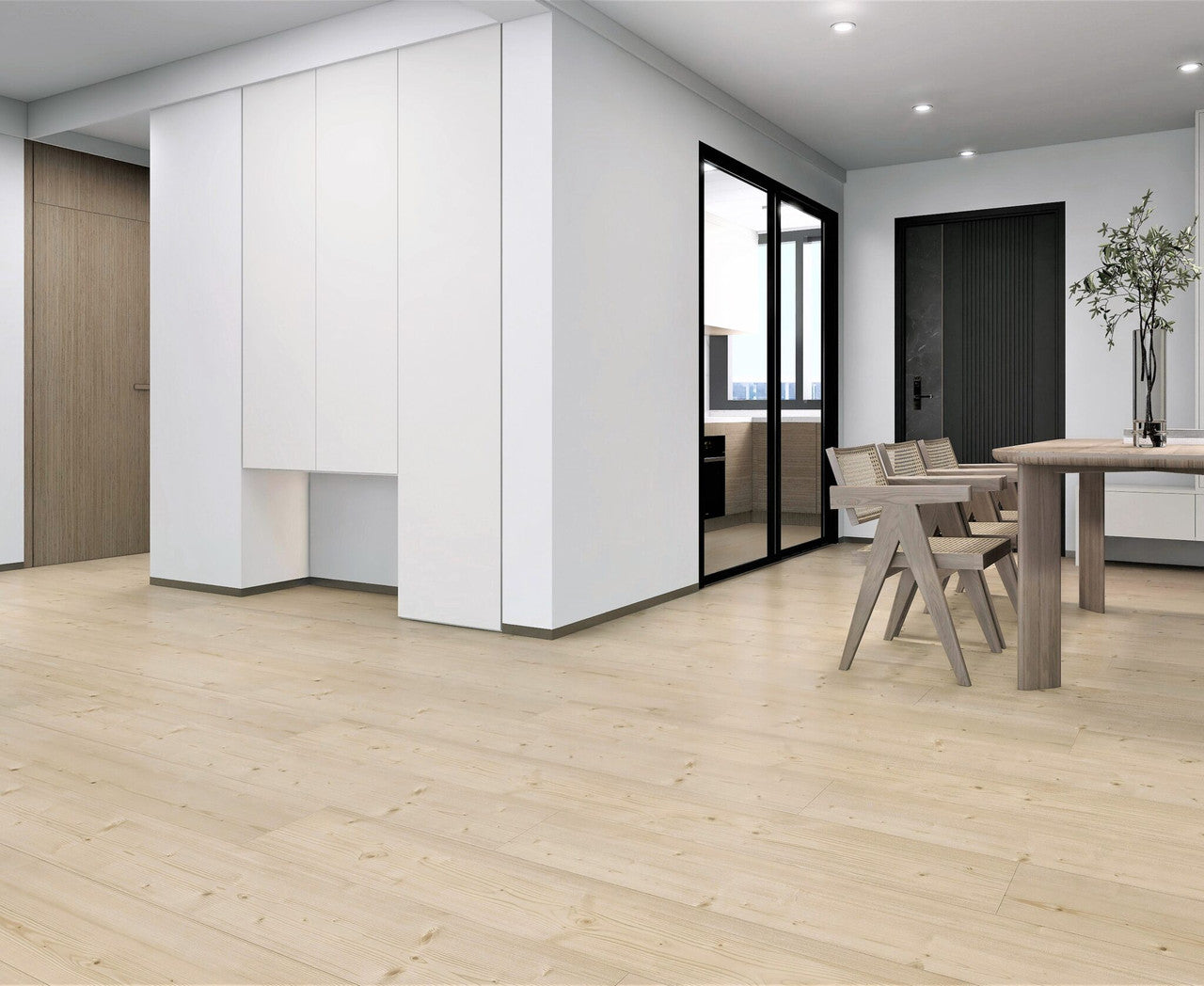 Elite Large Vinylgulv i Plank - Planke Fyr - Kork bagside - G5/G2 Kliksystem - 03909