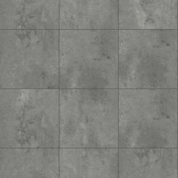 Elite Vinylgulv i Flise m. fuge - Grå Stone - Kork bagside - G5/G2 Kliksystem - 38214