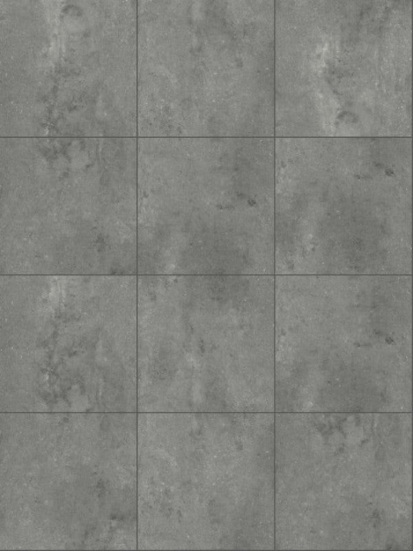 Elite Vinylgulv i Flise m. fuge - Grå Stone - Kork bagside - G5/G2 Kliksystem - 38214