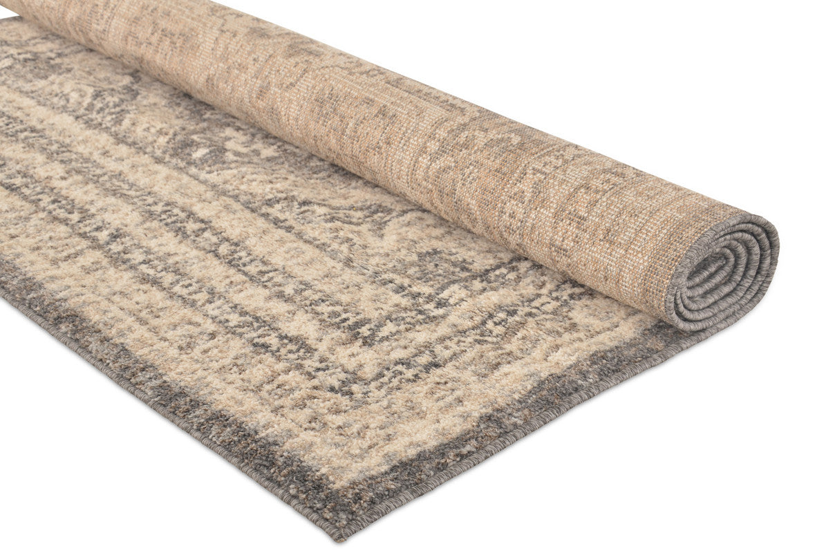 Tæppe - FLORENCE - Grå - 80x150 cm