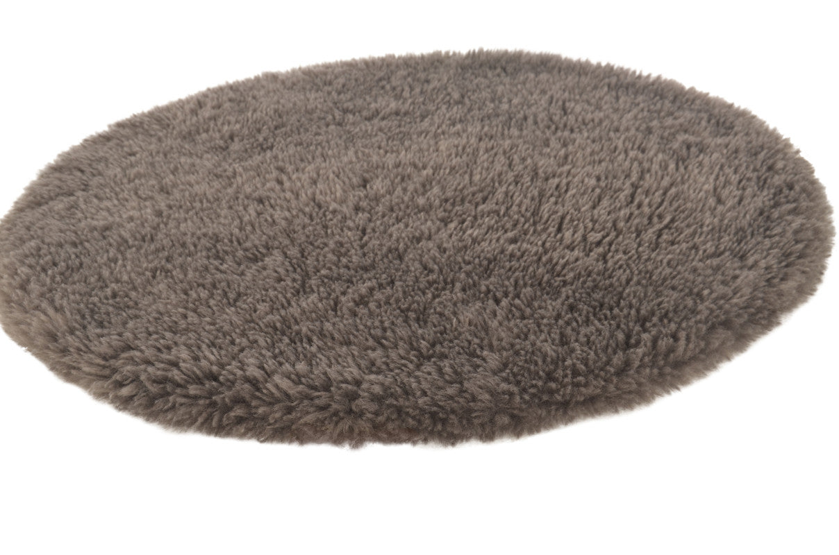 Tæppe - CURLY - Grå - 90x90 cm