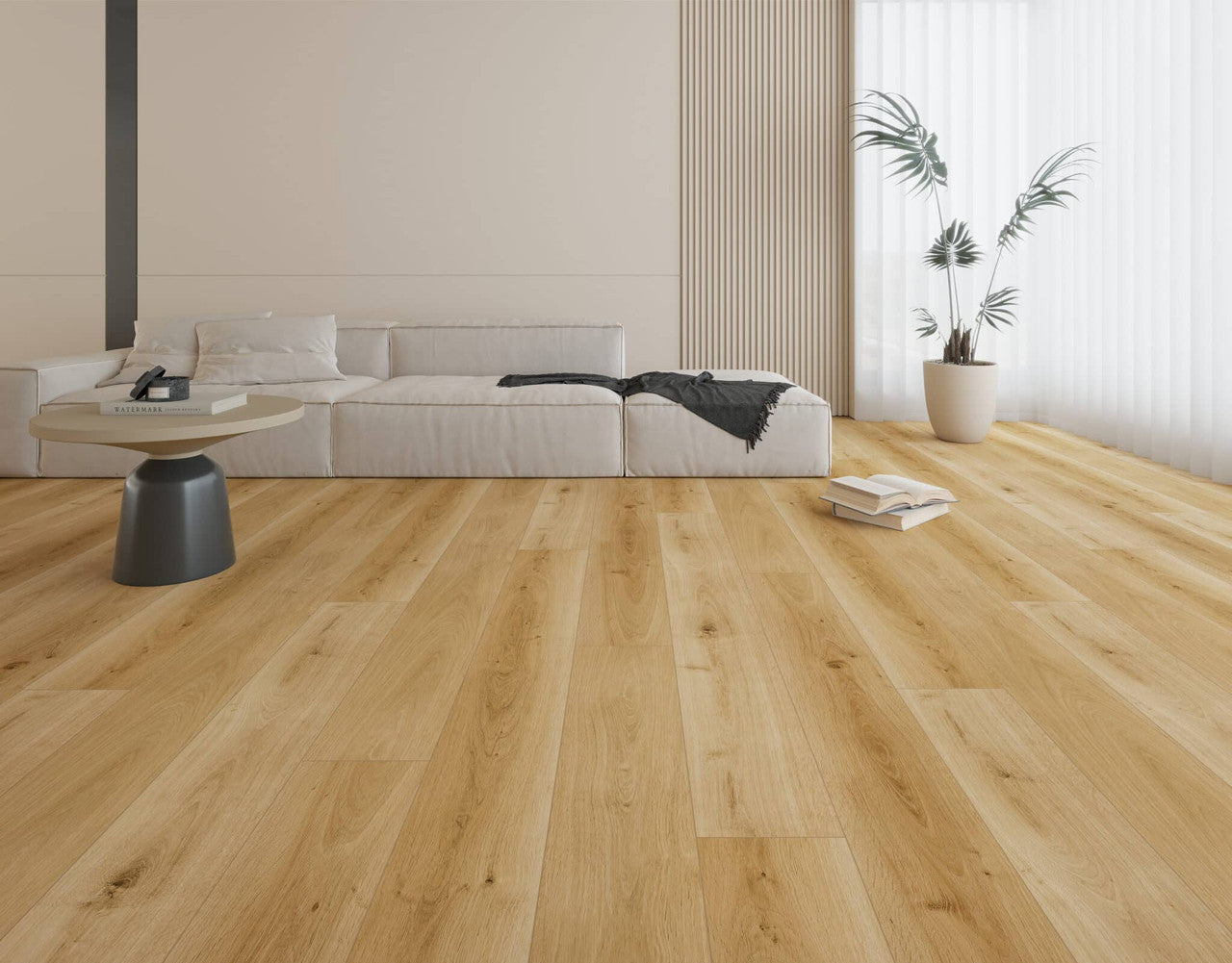 Elite Large Eksklusiv Vinylgulv i Plank - Lys Natur - Kork bagside - G5/G2 Kliksystem - 99185