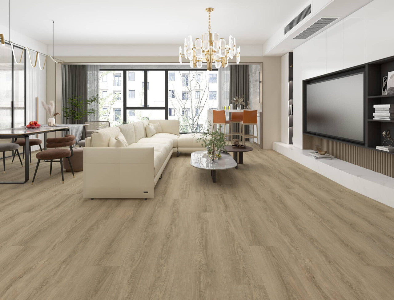 Elite Vinylgulv i Plank - Havanna Eg - Kork bagside - G5/G2 Kliksystem - 47048