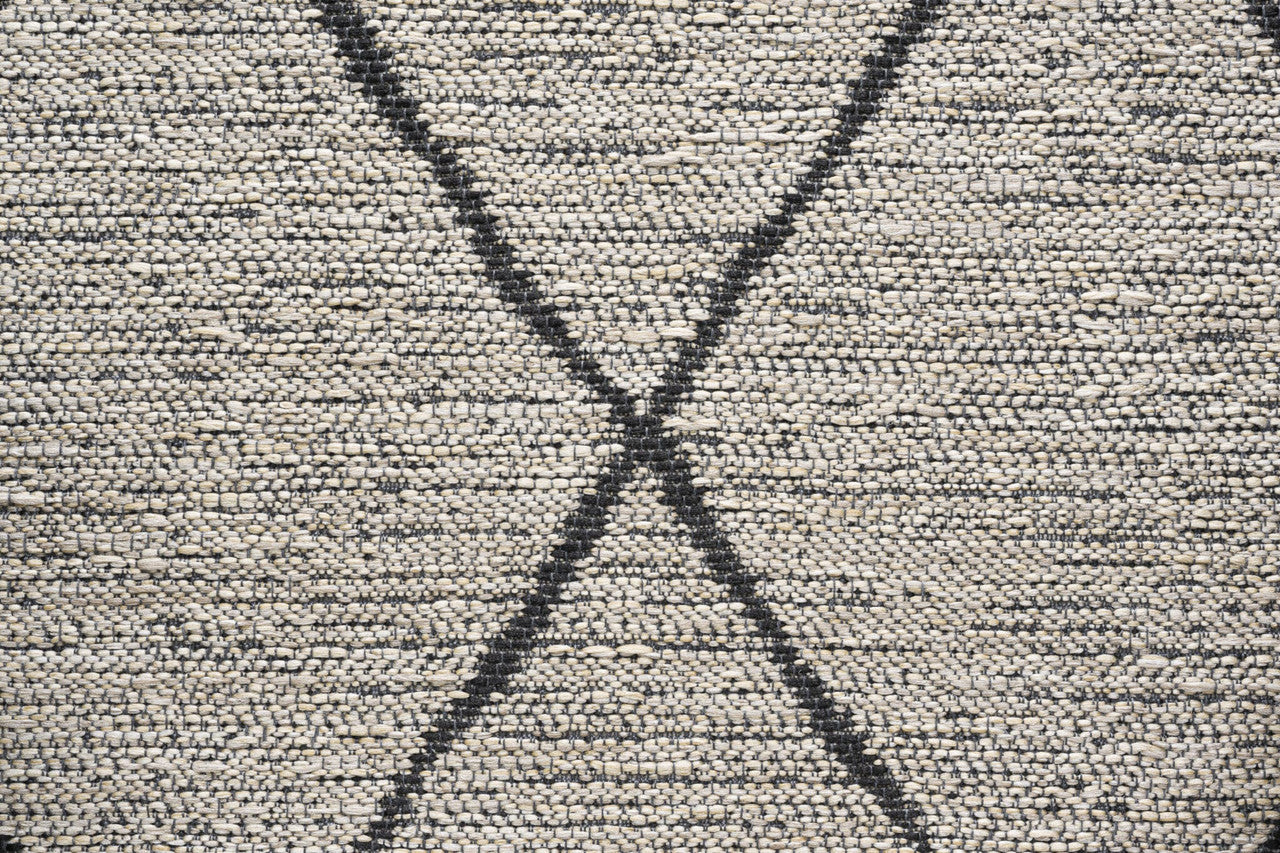 Fladvævet tæppe - Napoli - 80x150 cm - Beige