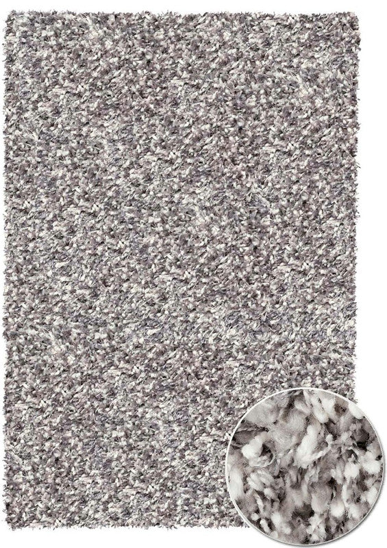 Blødt tæppe - Starlight - Firkantet - 133x195 cm - Grå