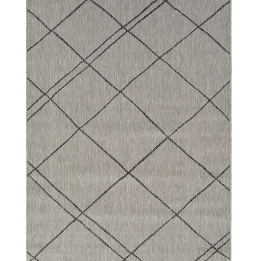 Tæppe - TERRACE - Grå - 80x150 cm