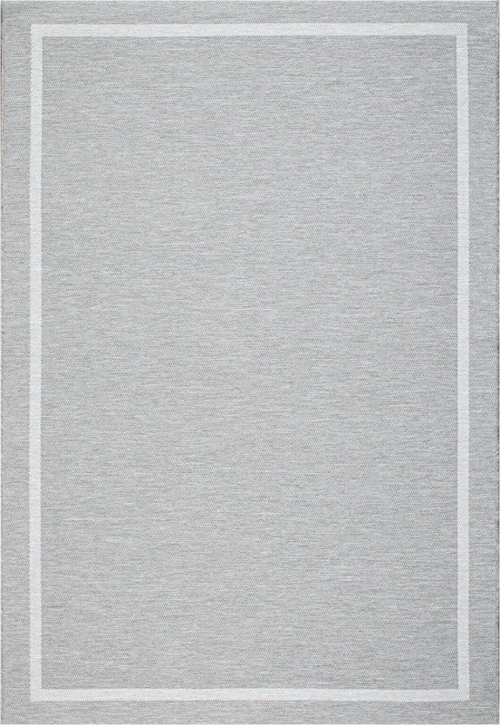 Fladvævet tæppe - Torino - 80x150 cm - Grå